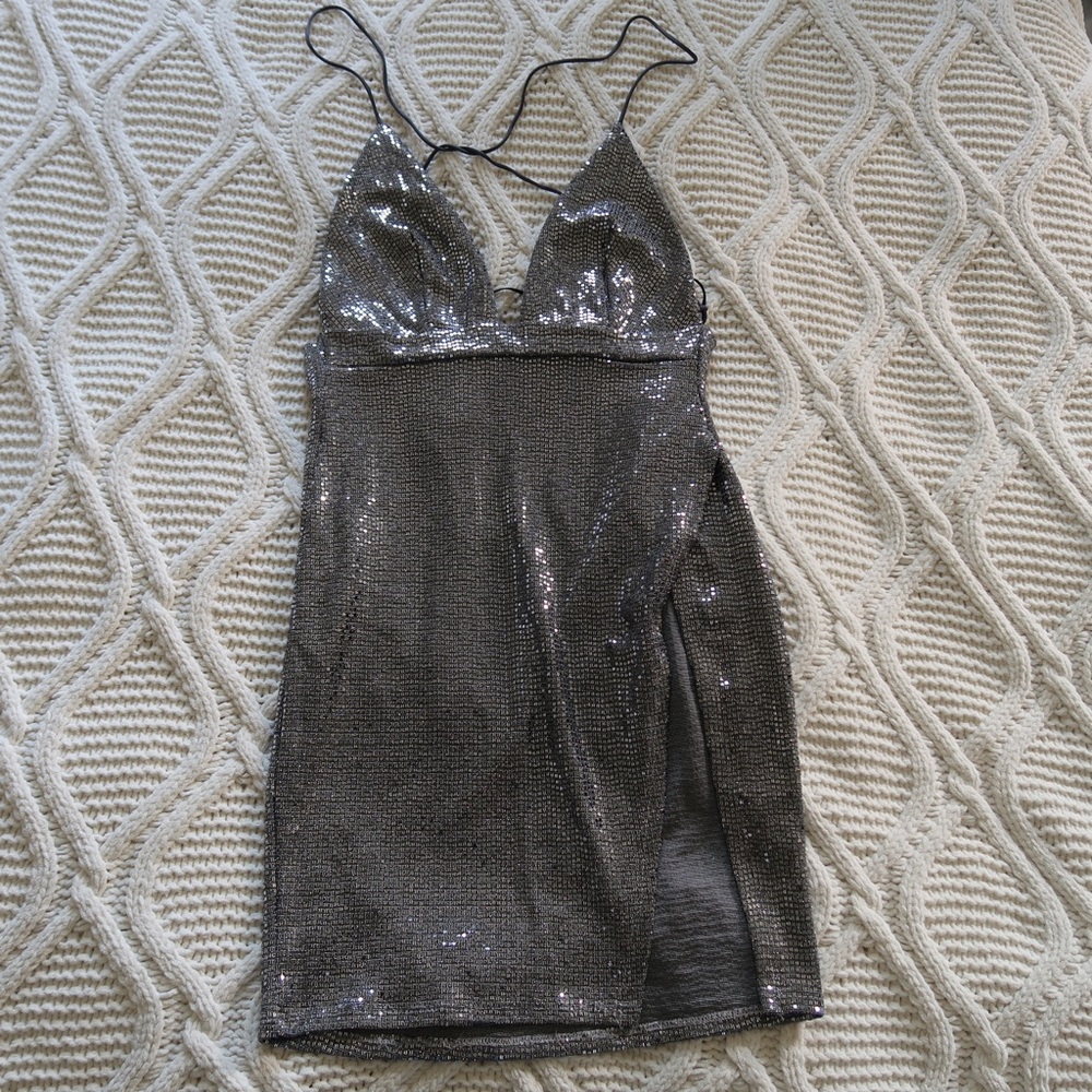 Metallic dress